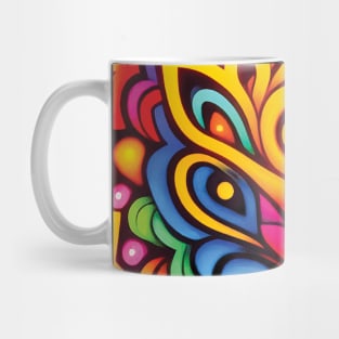 Explore the Stunning Tiger Designs in Neo-Impressionist Style Mug